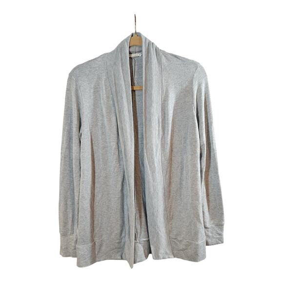 Marine Layer Heather Gray Supersoft Open-front Cardigan Cozy Layering Women's S - Picture 2 of 6